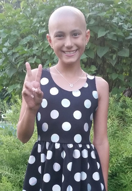 Girl in Polka Dot Dress